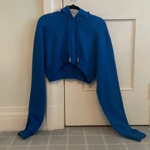 Off white cropped hoodie